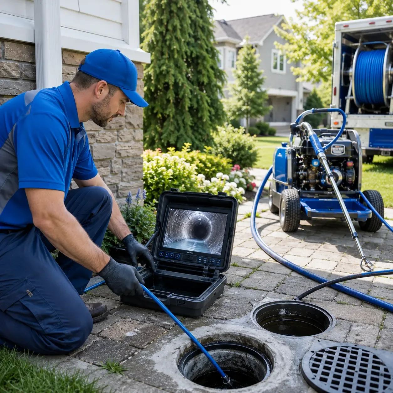 Outdoor drain cleaning professionals serving Lovilia, IA
